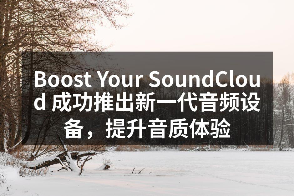 全新音频设备发布现场
